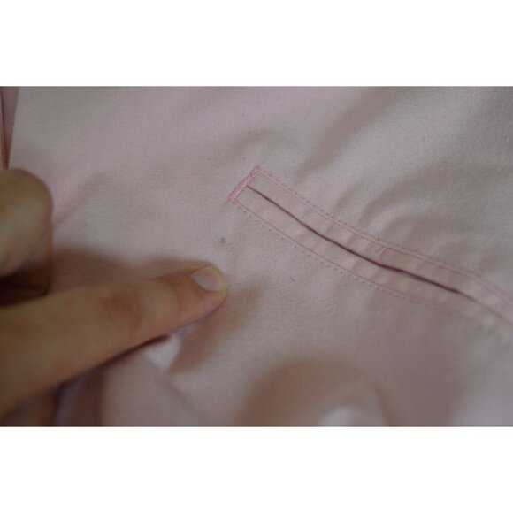 Vintage 80s Van Heusen for Her Pastel Baby Pink Sports Jacket Hidden Hood Size M - Picture 6 of 13